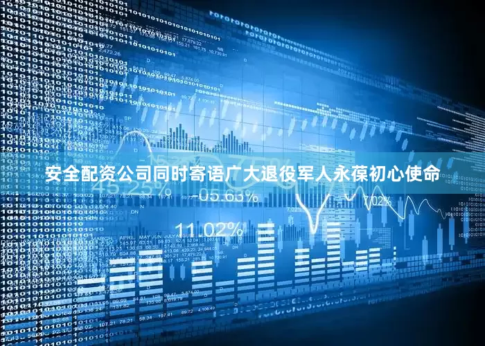 安全配资公司同时寄语广大退役军人永葆初心使命